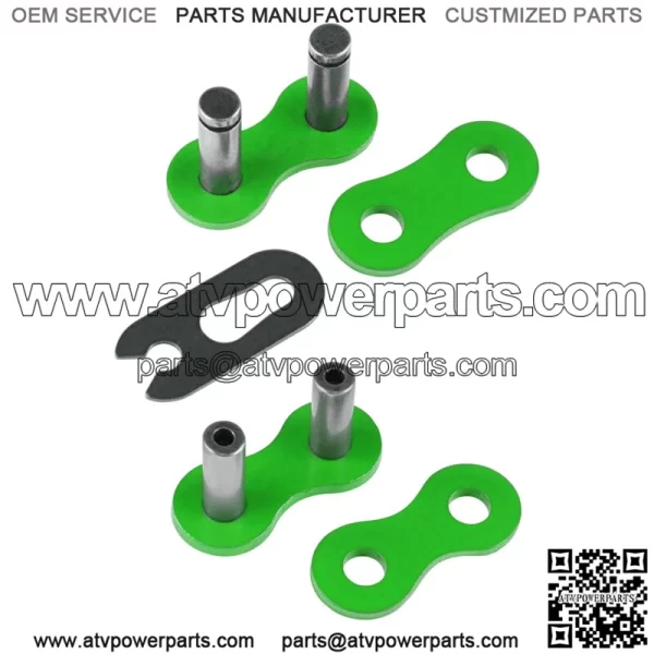 Green Drive Chain for Honda TRX450ER Electric Start 2006-2014 (For: Honda) - Image 5