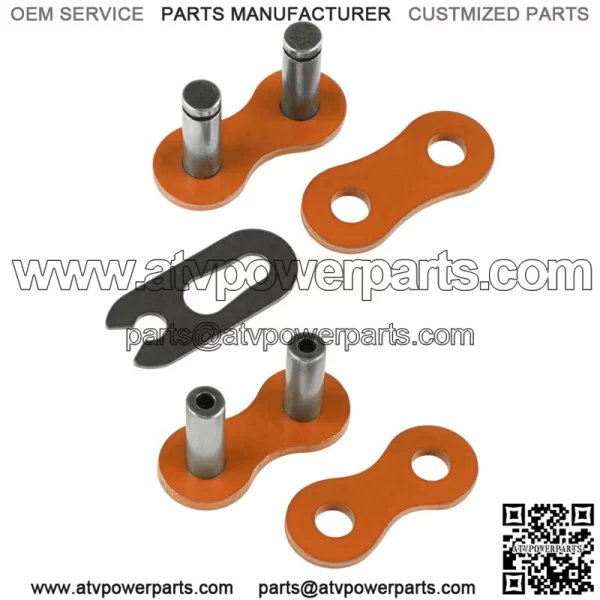 Orange Drive Chain for Honda TRX450ER Electric Start 2006-2014 (For: Honda) - Image 5