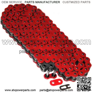 O-Ring Drive Chain for Yamaha Raptor 700 YFM700R Se 2006-2013 Red (For: Yamaha Raptor 700)
