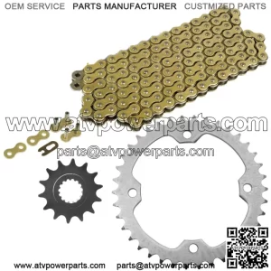 Drive Chain & Sprockets Kit for Yamaha Raptor 700 YFM700R 2006 2007 2008-2016 (For: Yamaha Raptor 700)