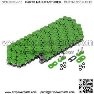 O-Ring Drive Chain for Yamaha Raptor 700 YFM700R Se 2006-2013 Green (For: Yamaha Raptor 700)