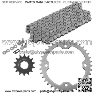 Drive Chain & Sprockets For Yamaha Raptor 700 YFM700 2013-2023 YFZ450  2004-2013 (For: Yamaha Raptor 700)
