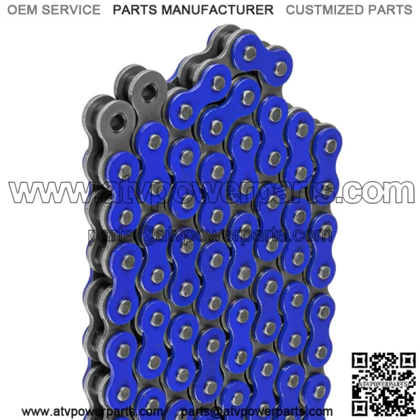 Blue Drive Chain for Yamaha Blaster 200 YFS200 1988-2006 (For: Yamaha YFS200) - Image 3