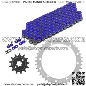 Blue Drive Chain And Sprockets Kit for Yamaha Blaster 200 YFS200 1988-2006 (For: Yamaha YFS200)