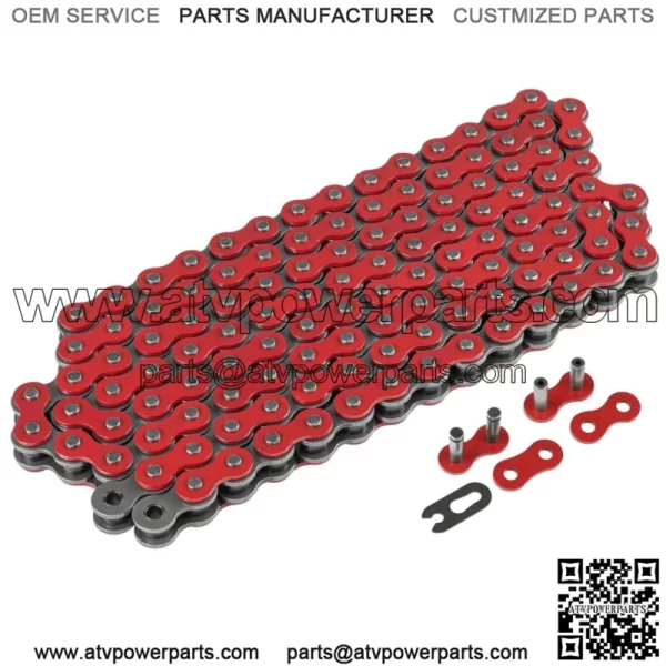 Red Drive Chain And Sprockets Kit for Yamaha Blaster 200 YFS200 1988-2006 (For: Yamaha YFS200) - Image 4
