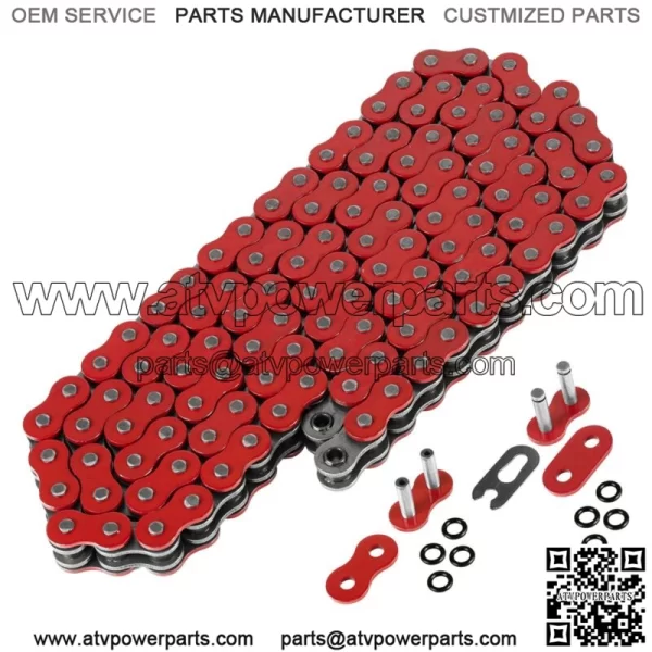 Red O-Ring Drive Chain & Sprockets Kit for Yamaha Blaster 200 YFS200 1988-2006 (For: Yamaha YFS200) - Image 4