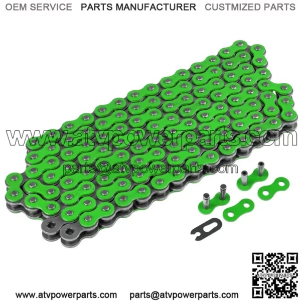 Green Drive Chain And Sprockets Kit for Yamaha Blaster 200 YFS200 1988-2006 (For: Yamaha YFS200) - Image 4