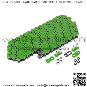 O-Ring Drive Chain for Yamaha Blaster 200 YFS200 1997-2006 Green (For: Yamaha YFS200)