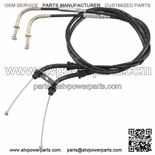 Throttle Cable Steel Wire Fits For Kawasaki VULCAN 900 VN900 CLASSIC/LT 2006-17 (For: Kawasaki) - Image 2