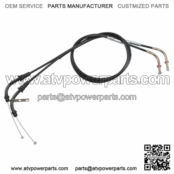 Throttle Cable Steel Wire Fits For Kawasaki VULCAN 900 VN900 CLASSIC/LT 2006-17 (For: Kawasaki) - Image 3