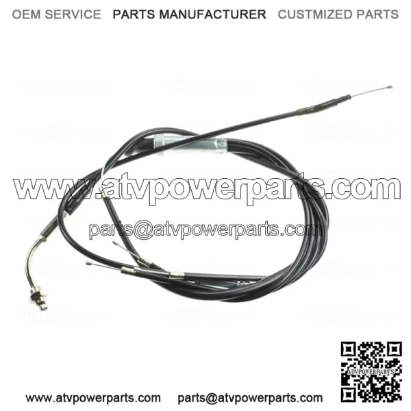 Throttle Cable Set Kawasaki KH250 # KH400 # S1 Mach I # S3 Mach II # 54012-097 (For: Kawasaki)