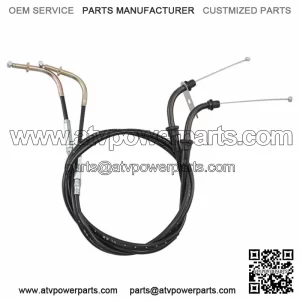 2PCS Motorcycle Throttle Cable For Kawasaki VULCAN 900 VN900 CLASSIC/LT 06-2017 (For: Kawasaki)