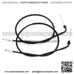 Throttle Cable Set - Push Pull - Honda CB350F CB500 FT500 CB550 CB750 - Early (For: Honda)