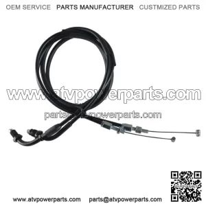 Throttle Cable Push & Pull Set for Honda CB350 CL360 CB400 CB550 CB750 FT500 (For: Honda)