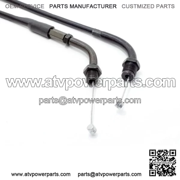 Throttle Cable Set For Honda ACE Aero Shadow Sabre Spirit 1100 VT1100C (For: Honda) - Image 2