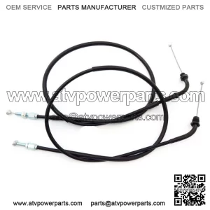 Throttle Cable Set - Honda CB550K CB550 CB750 - 1977-1978 - Pull & Push (For: Honda)
