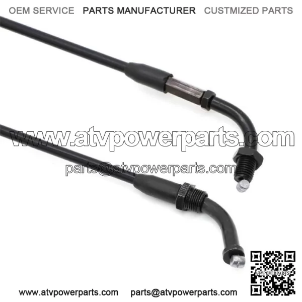 Throttle Cable Set For Honda CM400 CX500 Custom Hawk Nighthawk 450 17920-415-000 (For: Honda) - Image 2