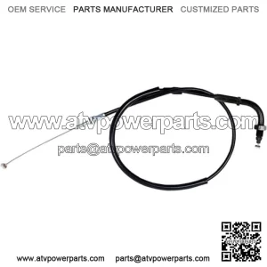 02-0534 - Black Vinyl Pull Throttle Cable (For: Honda)