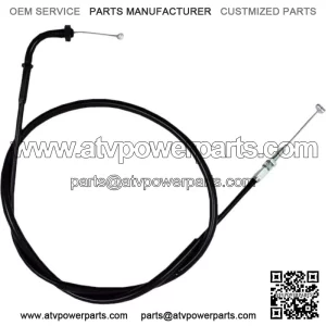 02-0018 - Black Vinyl Pull Throttle Cable (For: Honda)