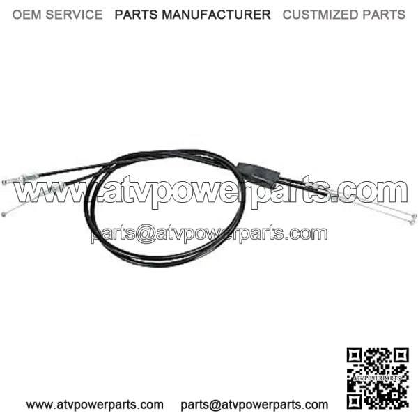 02-0514 - Black Vinyl Throttle Cable Honda CRF450X,CRF450R,CRF250X, (For: Honda)