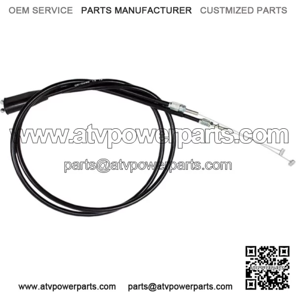 02-0486 - Black Vinyl Push/Pull Throttle Cable Set (For: Honda)
