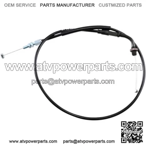 Black Vinyl Pull Throttle Cable (02-0285) (For: Honda)