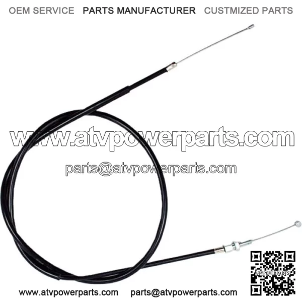 02-0057 - Black Vinyl Throttle Cable (For: Honda)