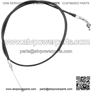 Black Vinyl Throttle Cable Pull OE +12 02-0594 (For: Honda)