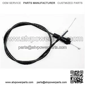 02-0221 - Black Vinyl Pull Throttle Cable For Honda XR600R NOS H8 (For: Honda)