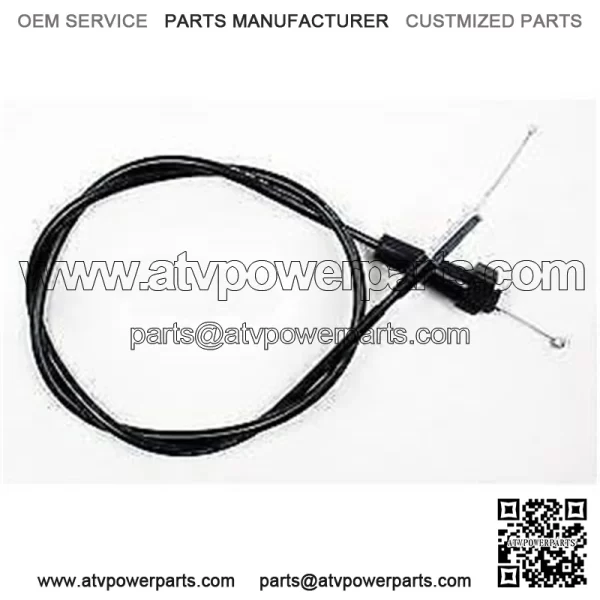 02-0221 - Black Vinyl Pull Throttle Cable For Honda XR600R NOS H8 (For: Honda)