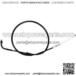 02-0100 - Black Vinyl Pull Throttle Cable (For: Honda)