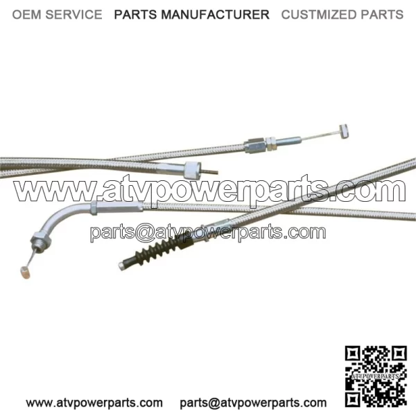 Armor Coat Braided Stainless Steel Cable 62-0302 (For: Honda)