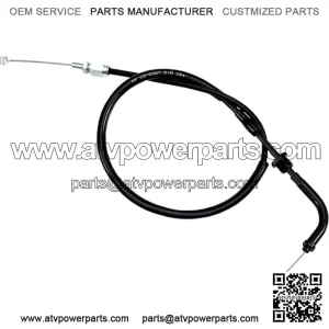 Black Vinyl Throttle Push Cable - 02-0567 (For: Honda)
