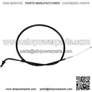 Black Vinyl Throttle Push Cable 02-0101 (For: Honda)