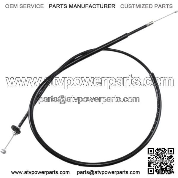 Black Vinyl Throttle Cable (02-0046) (For: Honda)