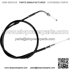 02-0022 - Black Vinyl Pull Throttle Cable (For: Honda)