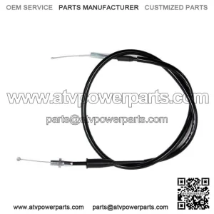 Black Vinyl Throttle Cable For Yamaha YFZ450R 2009-2017 (For: Yamaha)