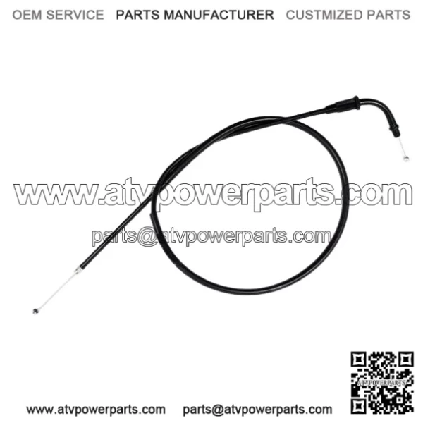 Black Vinyl Throttle Cable for 1982 Yamaha XJ750 Maxim (For: Yamaha)