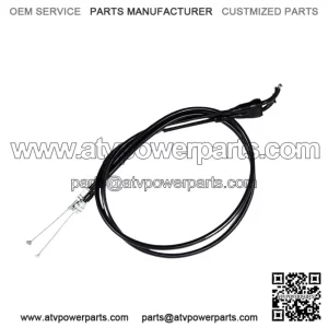 Black Vinyl Throttle Push-Pull Cable for Yamaha WR 250F 2003-2005 (For: Yamaha)