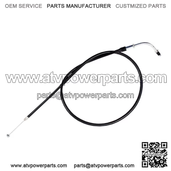 Black Vinyl Throttle Pull Cable For Yamaha XS850S Special 1980-1981 (For: Yamaha)