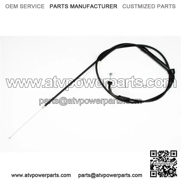 Black Vinyl Throttle Cable for Suzuki TS 185 Sierra 1971-1976 (For: Suzuki)