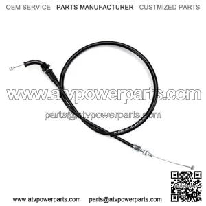 Black Vinyl Throttle Push Cable for Suzuki GZ 250 1999-2010 (For: Suzuki)