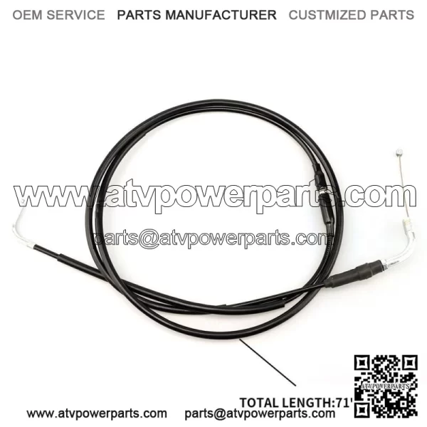 Universal Throttle Cable Scooter Off-Road Dirt Bike 71" For YAMAHA SUZUKI
