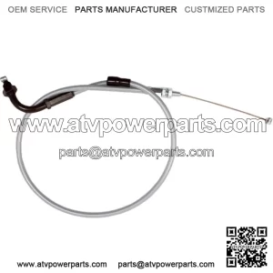 Black Vinyl Throttle Cable For Suzuki Lt230E Quadrunner 1987-1993 (For: Suzuki)