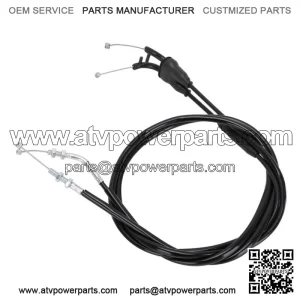 Throttle Cable Wire Black Line For DRZ400 2000-2004 DRZ400S DRZ400SM DRZ400E (For: Suzuki)