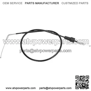 04-0293 - Black Vinyl Throttle Cable Kawasaki,Suzuki KLX 125 L,DR-Z (For: Suzuki)