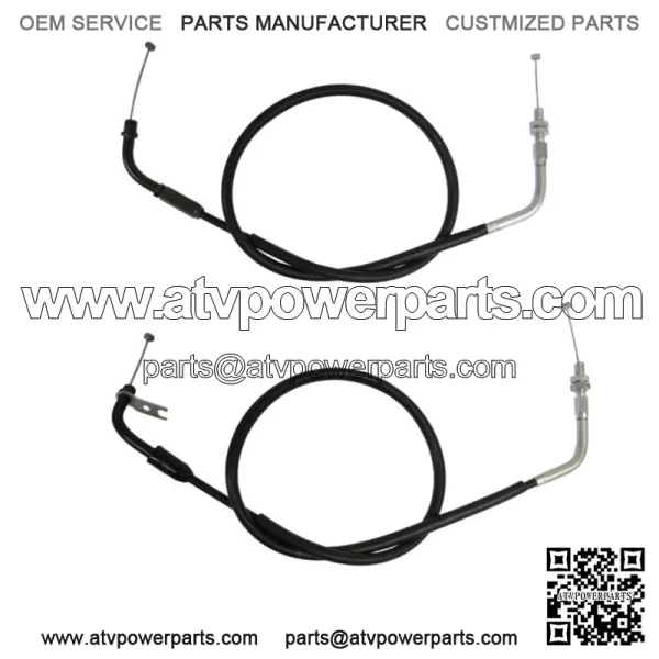 Throttle Cable Push & Pull For Suzuki GSF 1250 S Bandit (Half Faired) 2007-2009