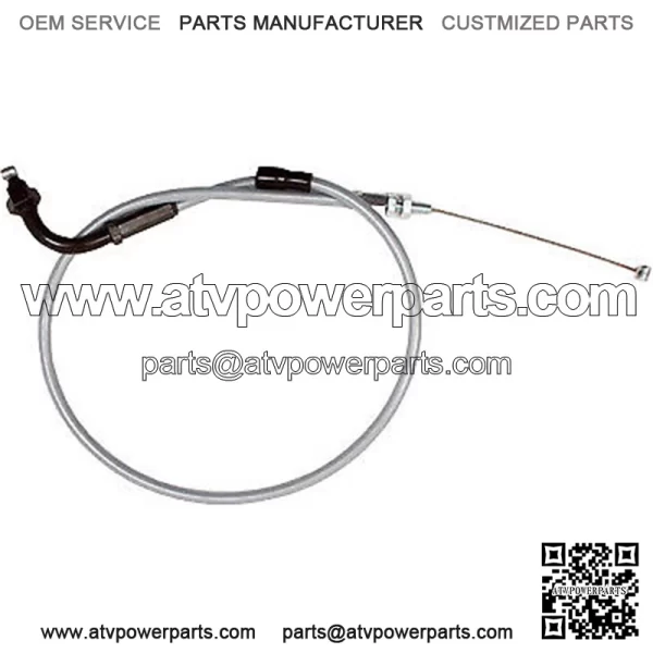 1988-1989 FITS SUZUKI GSX-R750 BLACK VINYL THROTTLE PULL CABLE 04-012 (For: Suzuki)