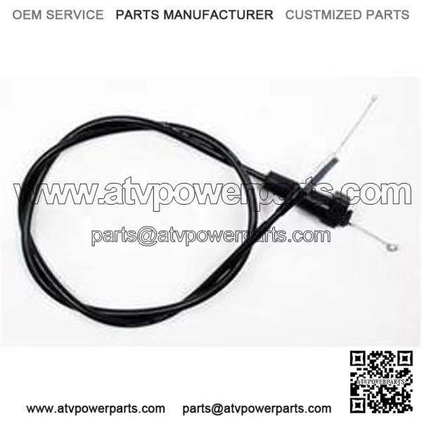 1988-1989 FITS SUZUKI GSX-R750 BLACK VINYL THROTTLE PULL CABLE 04-012 (For: Suzuki) - Image 2