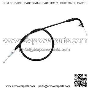 Black Vinyl Throttle Cable for Suzuki GSXR 1100 1986-1988 (For: Suzuki)